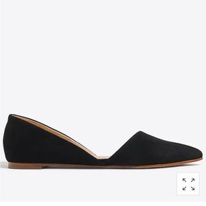 NEW J Crew Zoe suede d’Orsay flats. Size 7 1/2.